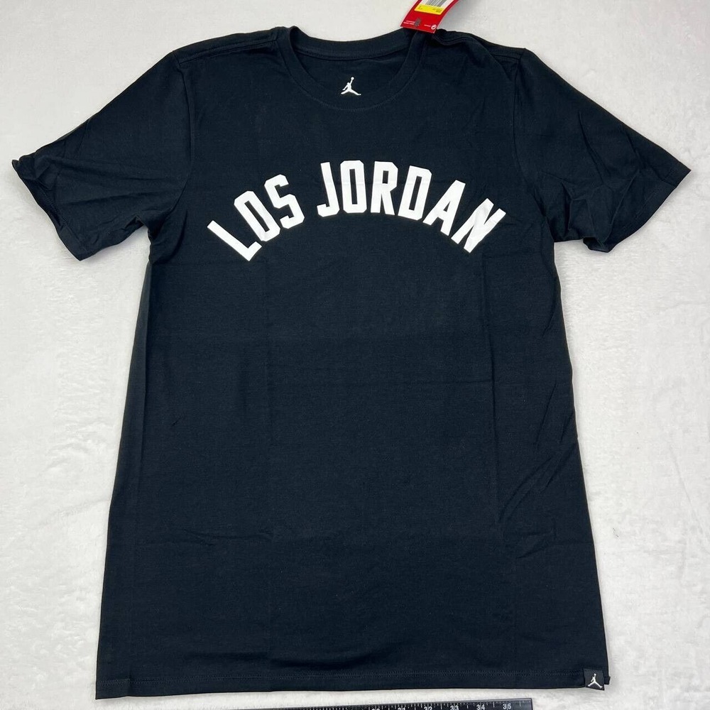 Air Jordan‎ Shirt Men Small Black Los Jordan Jumpman Short Sleeve New S